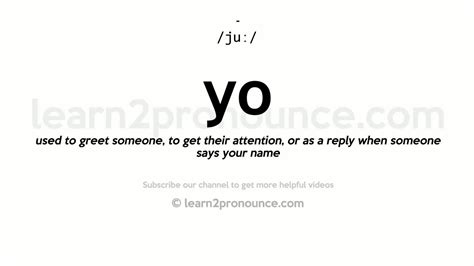 yo' meaning